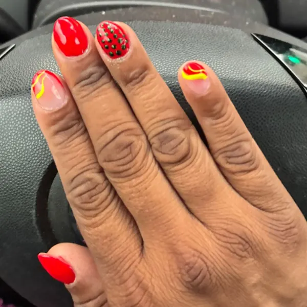 Nail work by In Bloom by Vanne
