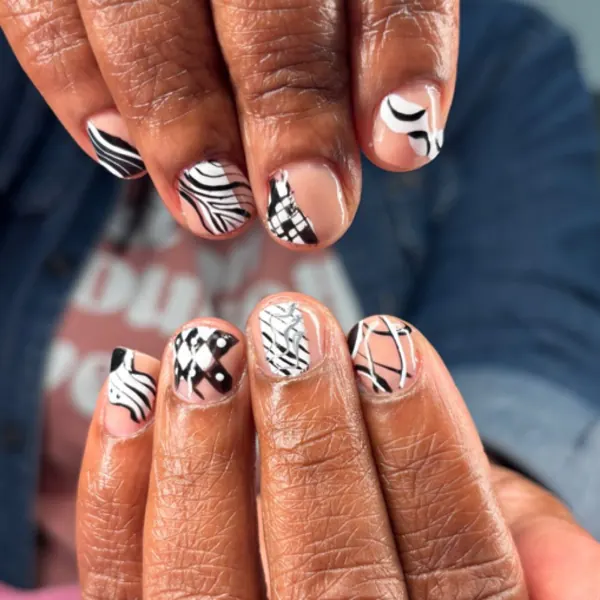 Nail work by In Bloom by Vanne